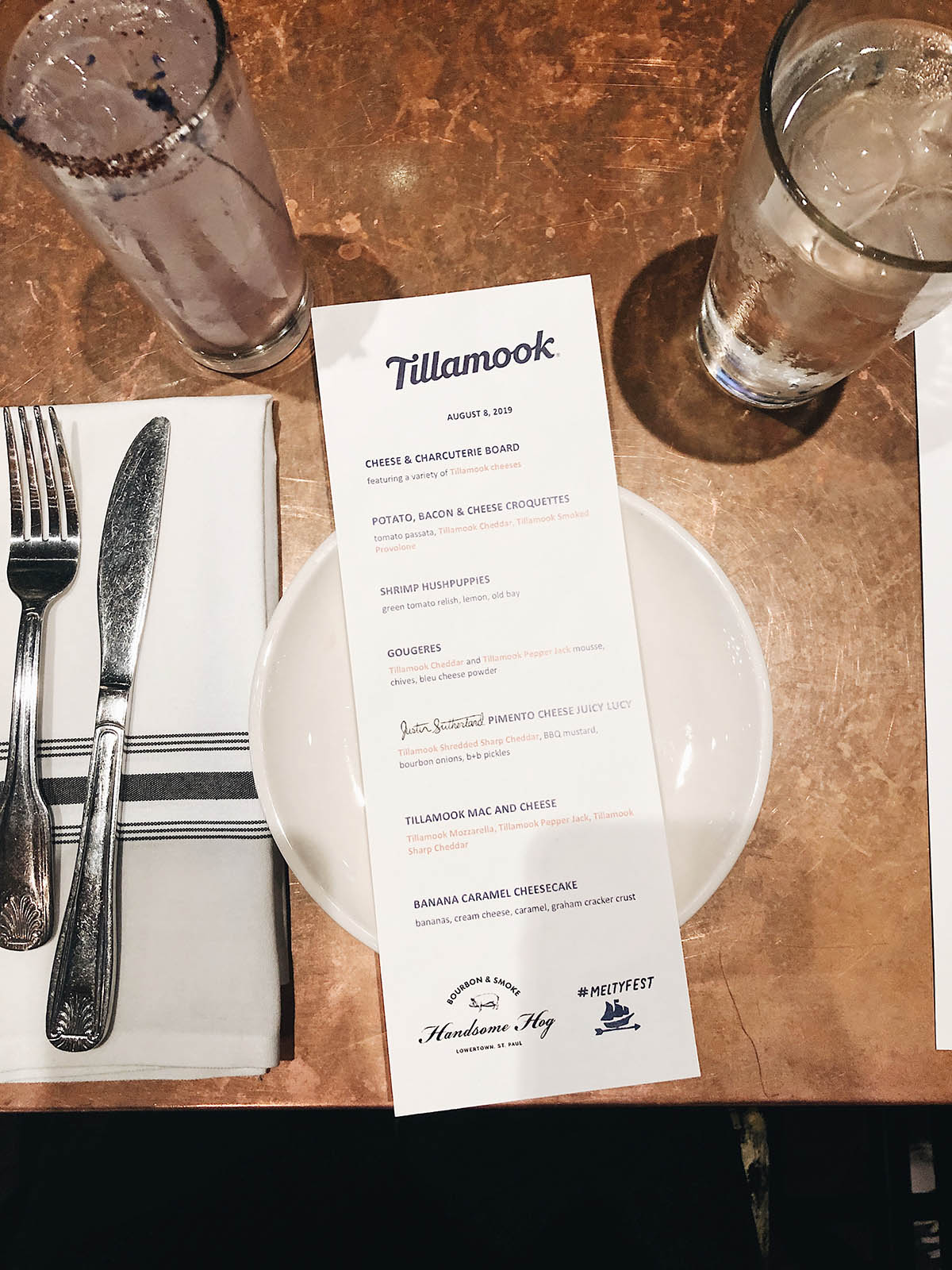 tillamook melty fest menu