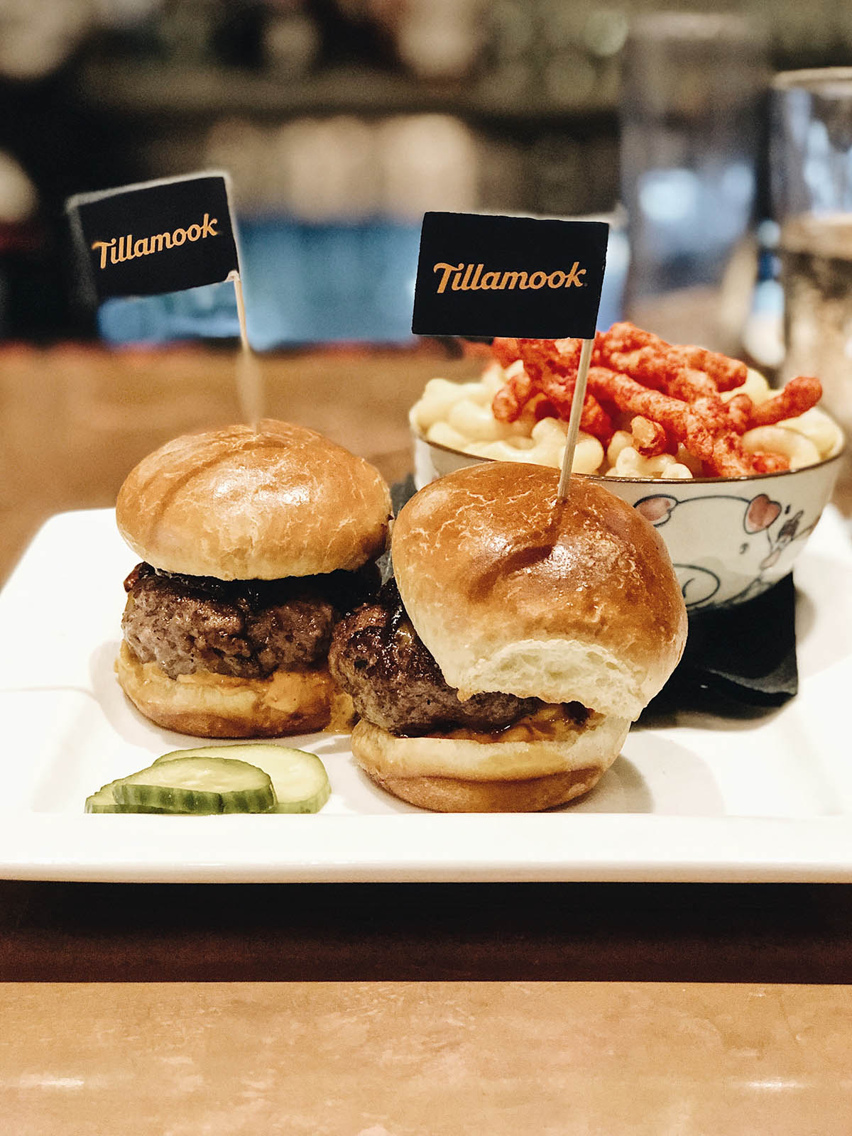 pimiento stuffed juicy lucy burgers at handsome hog