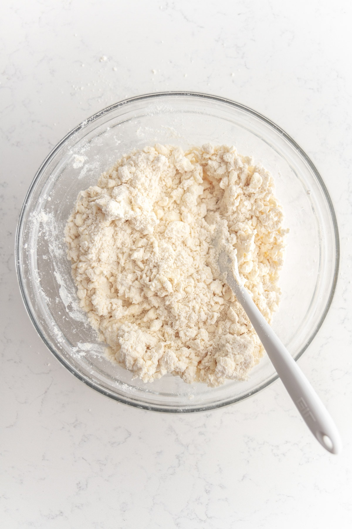 flour mixture in a bowl.