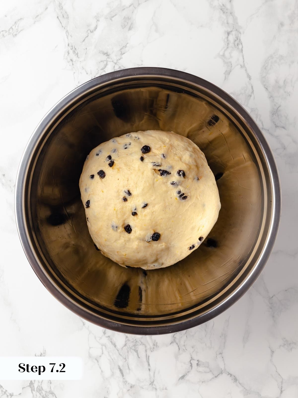 Freshly shaped dough ready to rise.