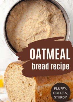 mixing bowl of bread dough.