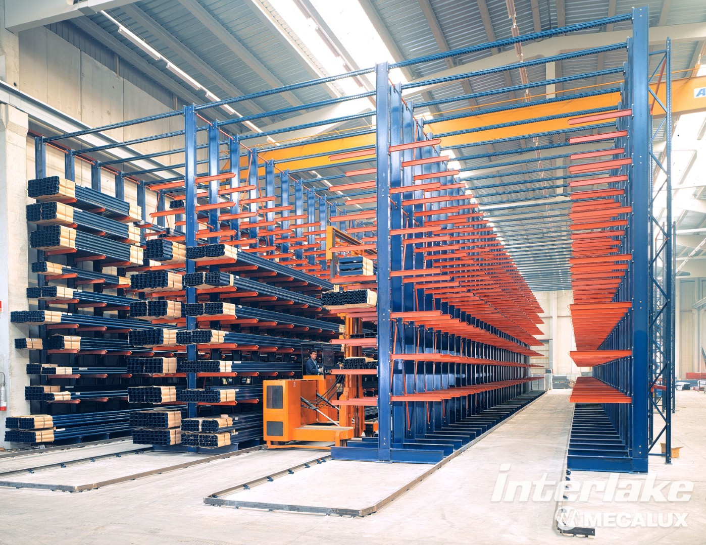 Cantilever Rack storage system for manufacturing
