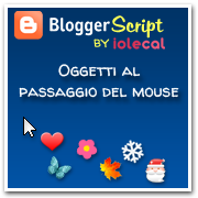 Oggetti al passaggio del mouse: aggiornamento degli script oggetti al passaggio del mouse