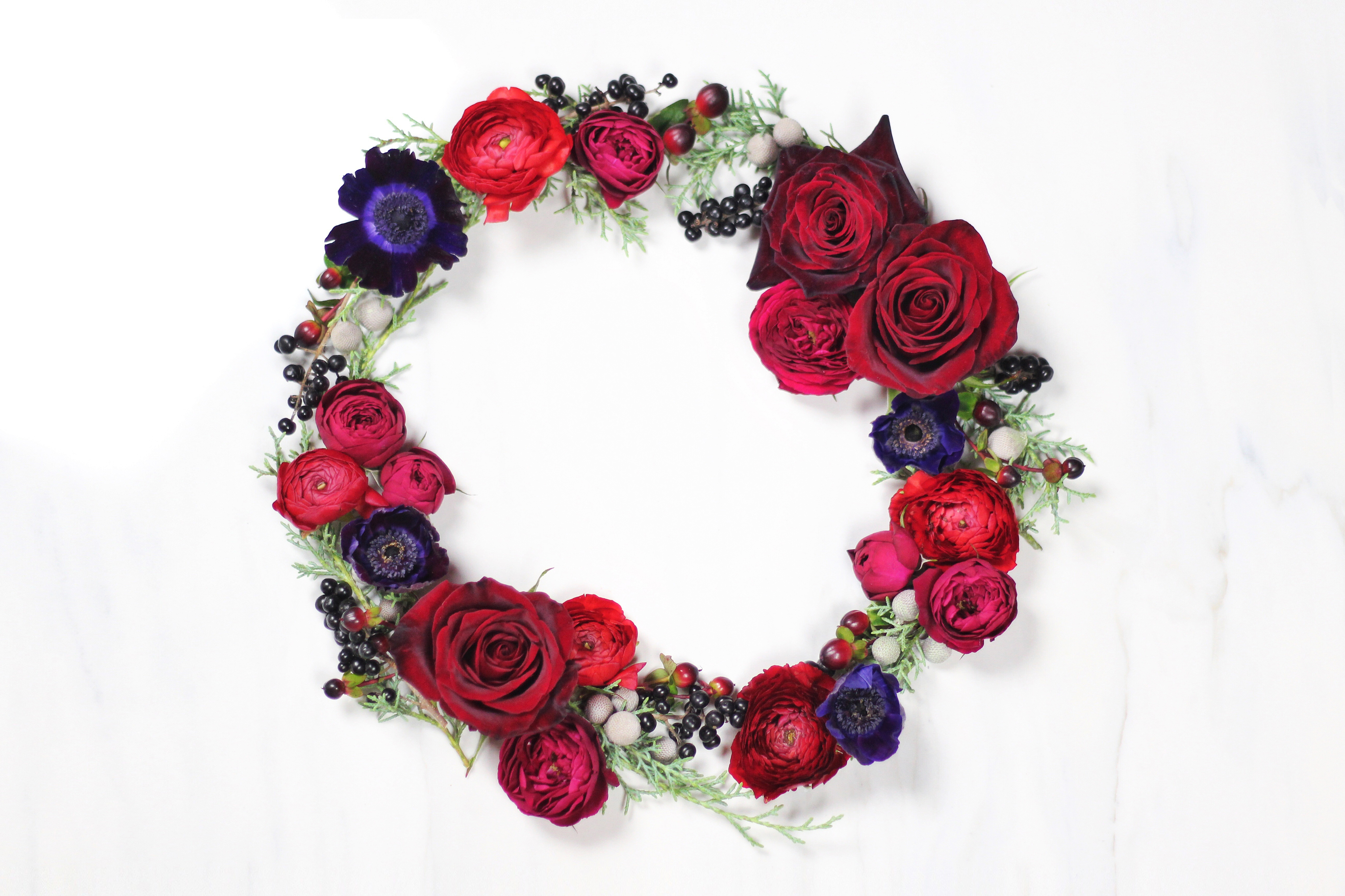 DIGITAL BLOOMS DECEMBER 2016 | FREE TECH WALLPAPERS | Design 1 // JustineCelina.com