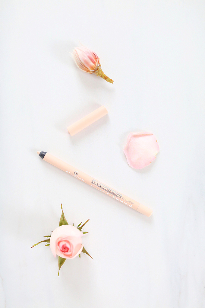 Essence Extreme Lasting Eye Pencil in 06 Silky Nude Photos, Review, Swatches | October 2017 Beauty Favourites // JustineCelina.com