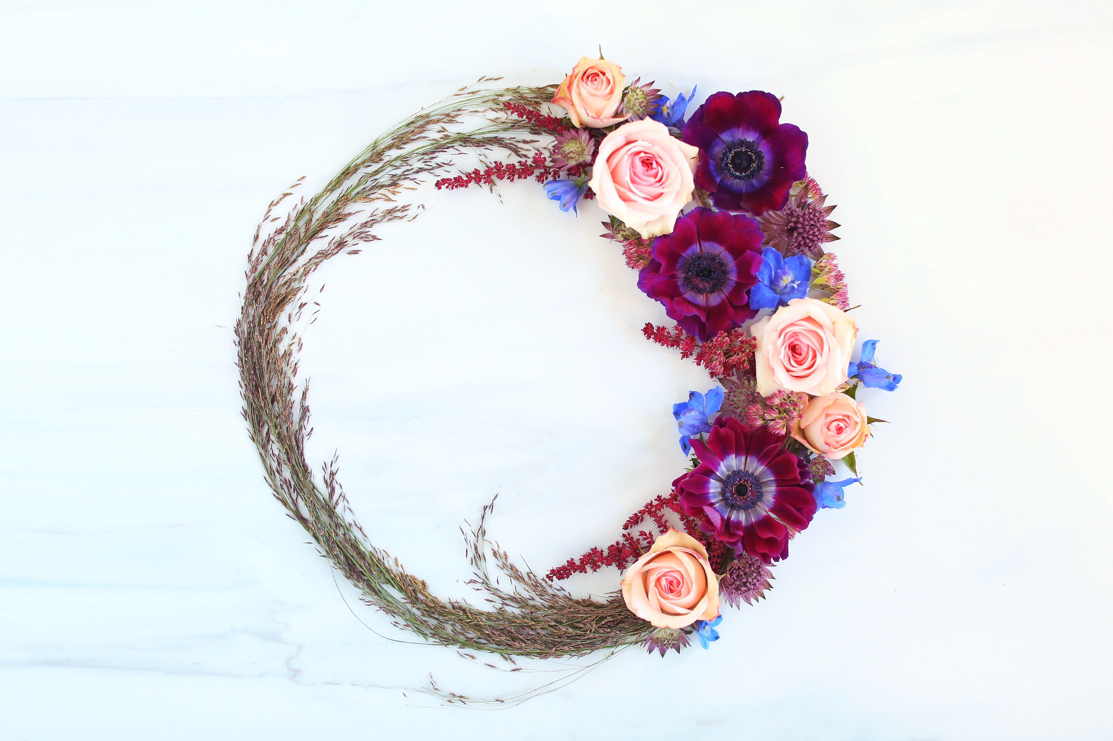 Digital Blooms December 2017 | Free Desktop Wallpapers | Design 3 // JustineCelina.com x Rebecca Dawn Design