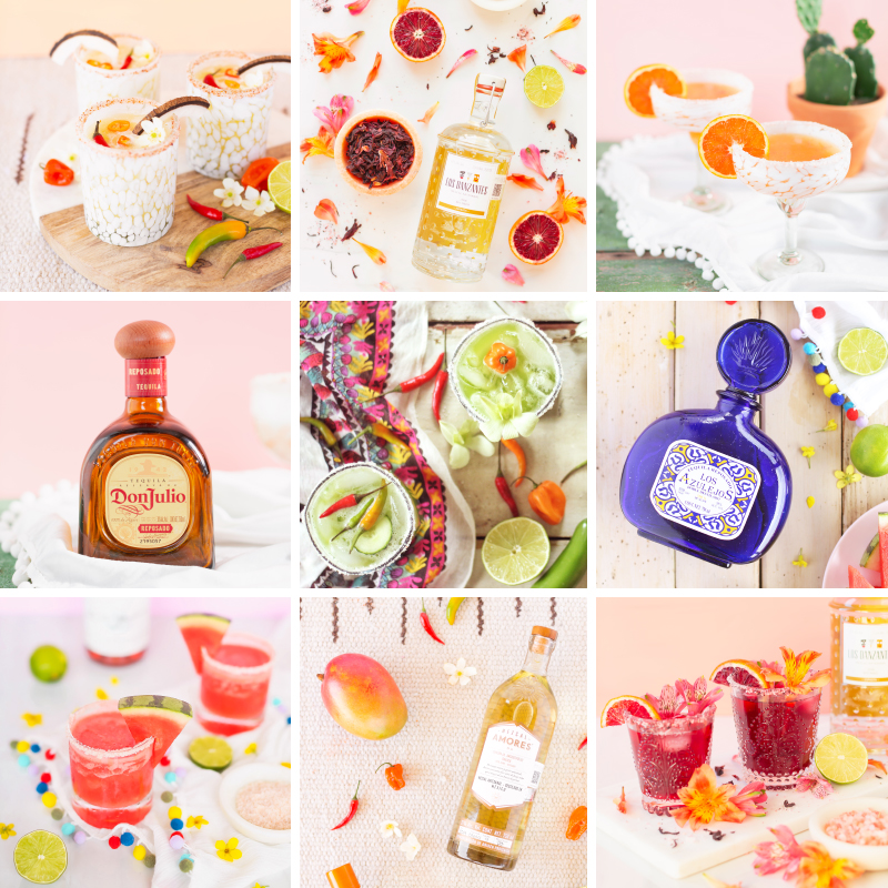 5 Festive Cinco de Mayo Cocktails | 5 of JustineCelinaβs most popular dairy, gluten and refined sugar free tequila & mezcal based cocktail to celebrate Cinco de Mayo | Calgary Cocktail Blogger | Cinco de Mayo Drink Menu | Cinco de Mayo Margarita Recipe | Healthier Cinco De Mayo Cocktail Ideas | The Best Cinco De Mayo Cocktails to Make at Home | Margarita, Mezcalrita and Paloma Cocktail Recipes for Cinco de Mayo | Vegan Cinco de Mayo Cocktails | Calgary Cocktail Blogger // JustineCelina.com