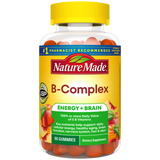 Nature Made B-Complex gummy supplement bottle on a white background