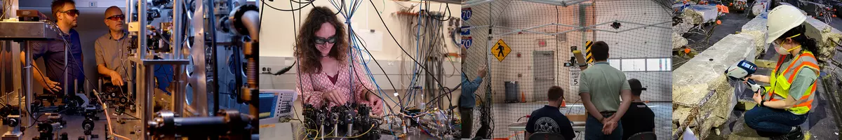 Collage of NIST's about us.