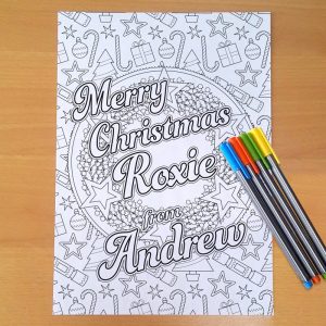 Christmas colouring