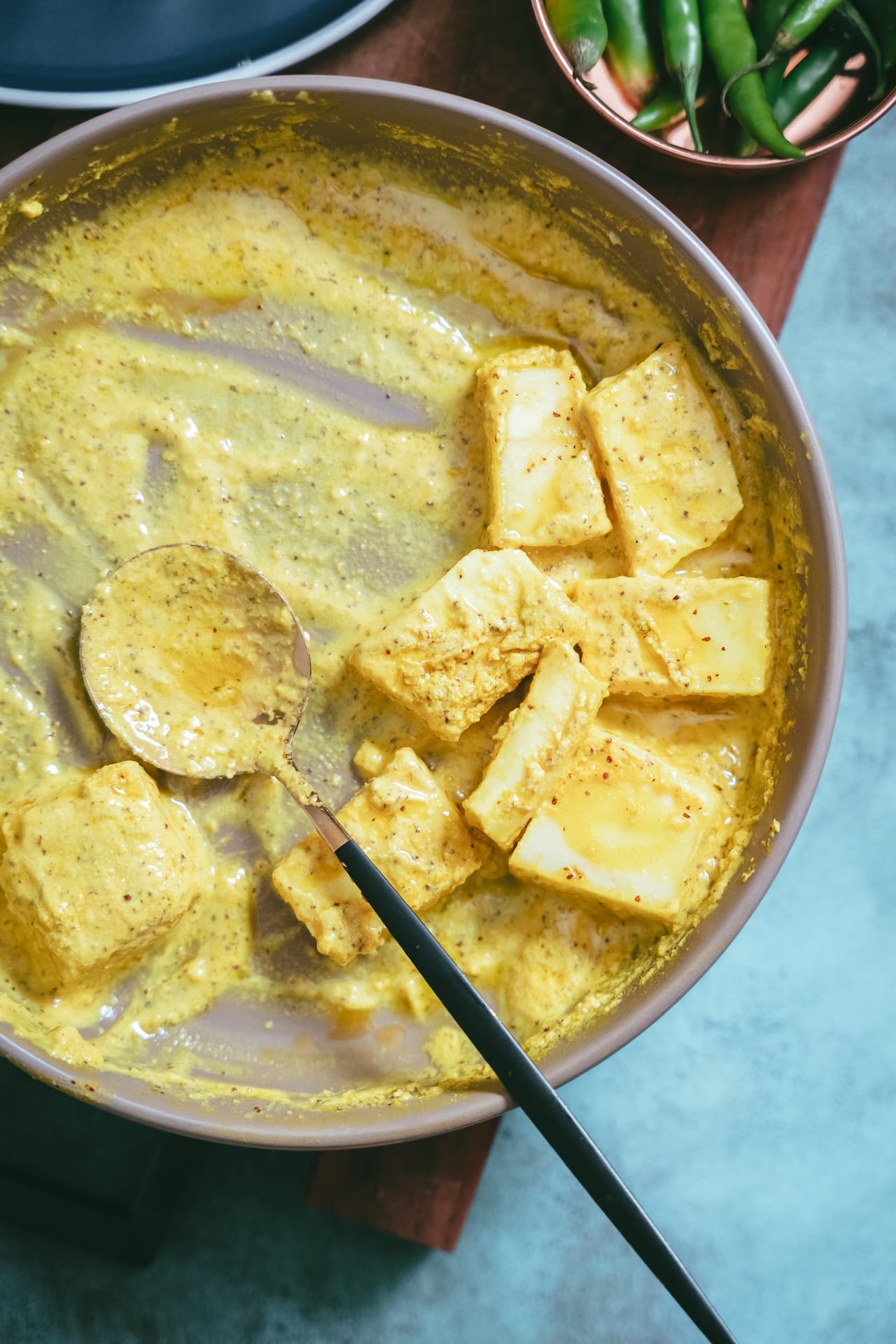 Shorshe Bhapa Paneer