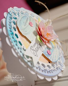 Water colors, Die cuts, and Stamps! @SBAdhesivesby3L @Justrite Created by Michele Kovack