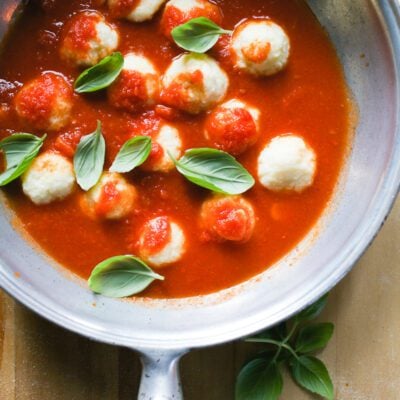 Light & Fluffy Homemade Ricotta Gnocchi