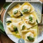 Homemade Italian Meat Ravioli