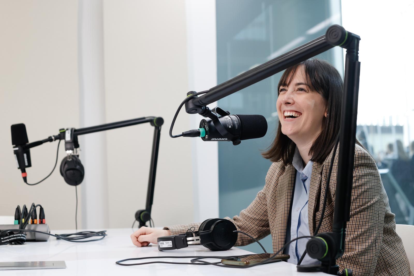 Elena Losantos, CEO d'Identify Travel, durant l'enregistrament de l'episodi d'Històries d'Èxit a Lidera, el nou espai de Barcelona Activa al MediaTIC | Cedida Elena Losantos, CEO d'Identify Travel, durant l'enregistrament de l'episodi d'Històries d'Èxit a Lidera, el nou espai de Barcelona Activa al MediaTIC | Cedida