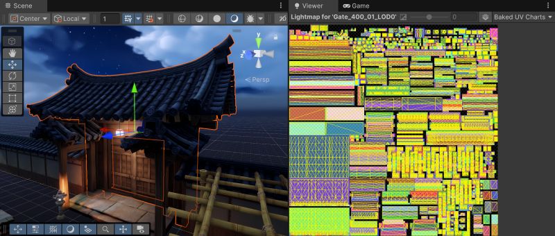 Baked UVs are very different to precomputed real-time UVs.