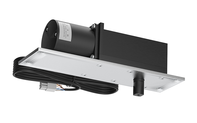 YC-150隐藏倒装式平开门机(电动天弹簧)